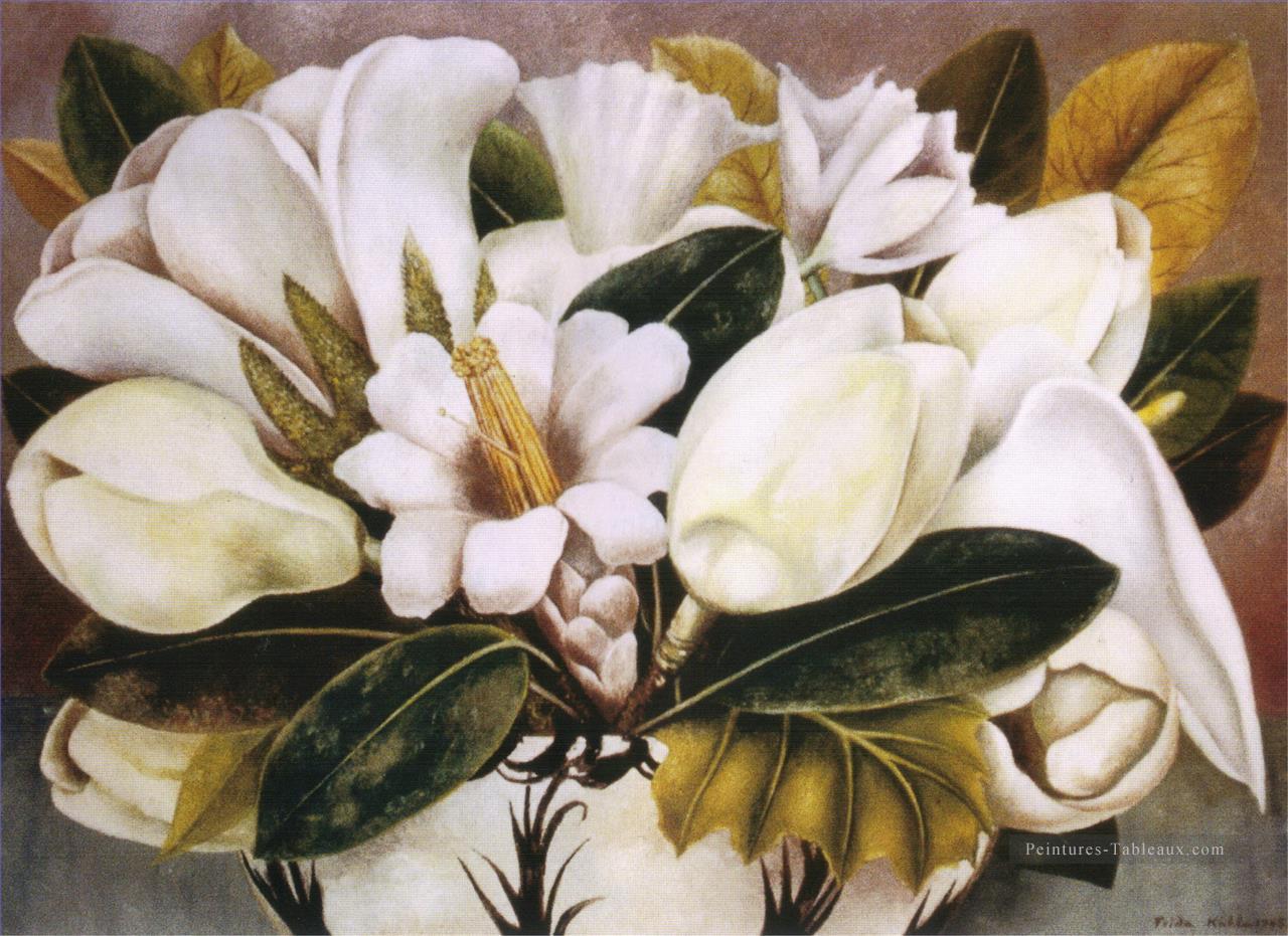 Magnolias Frida Kahlo Peintures à l'huile